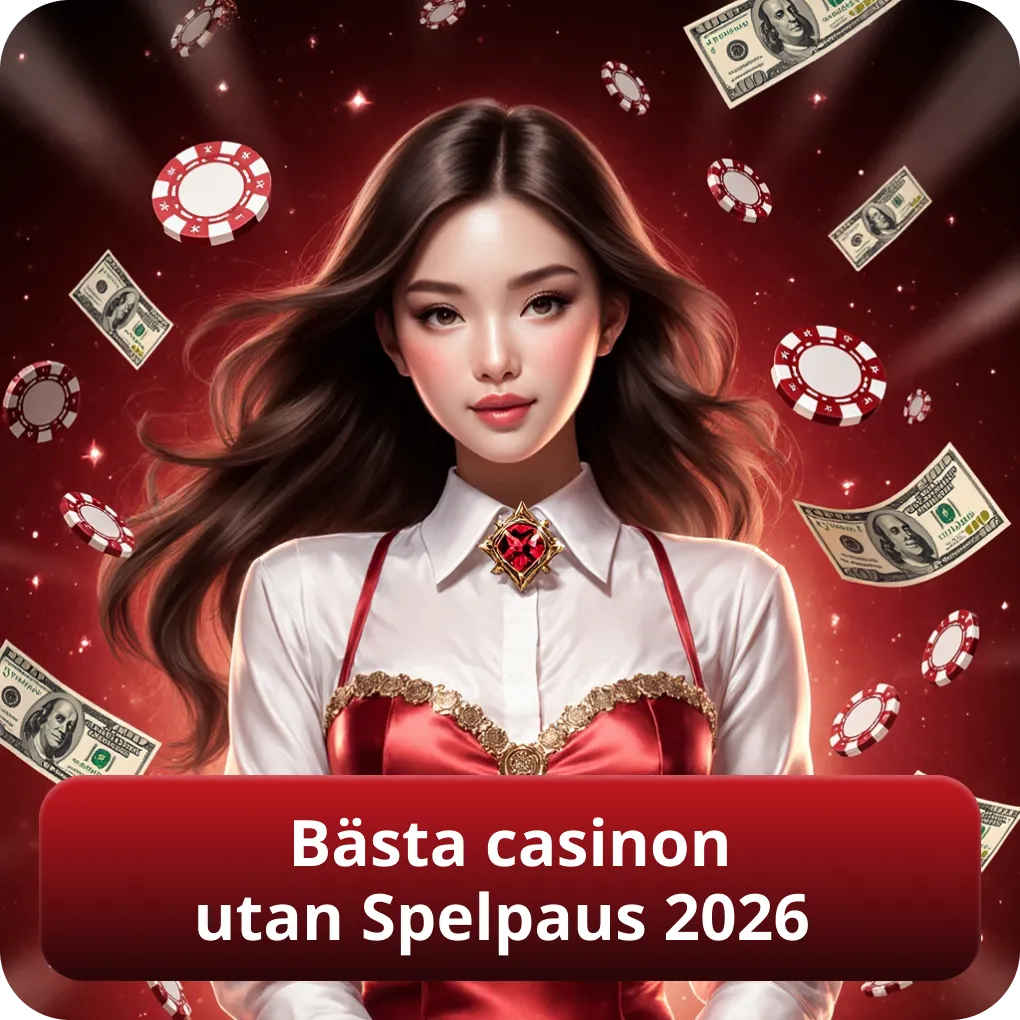 Bästa casinon utan Spelpaus 2026