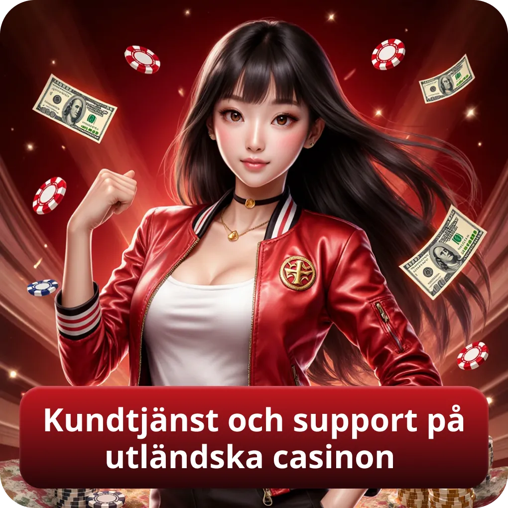 Kundtjänst och supportalternativ på utländska casinon