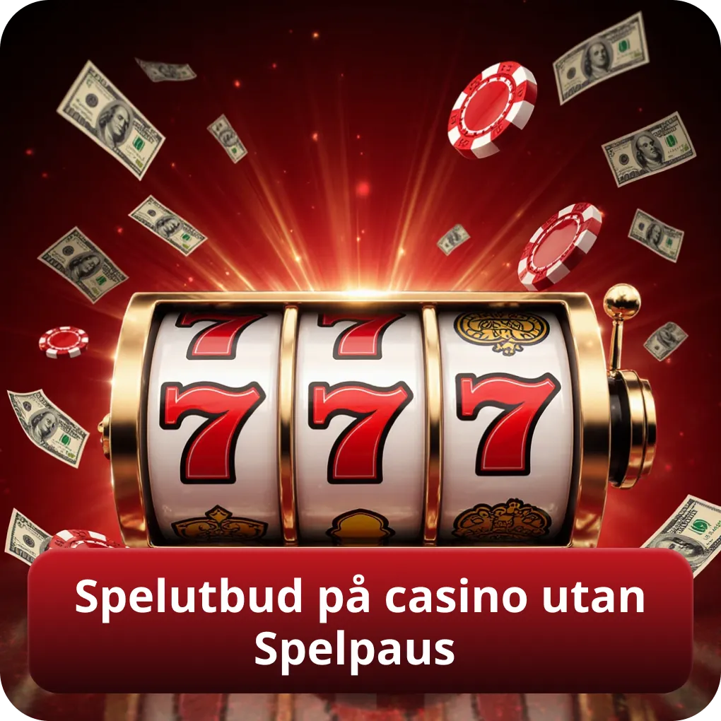Spelutbud och utbud på casino utan Spelpaus