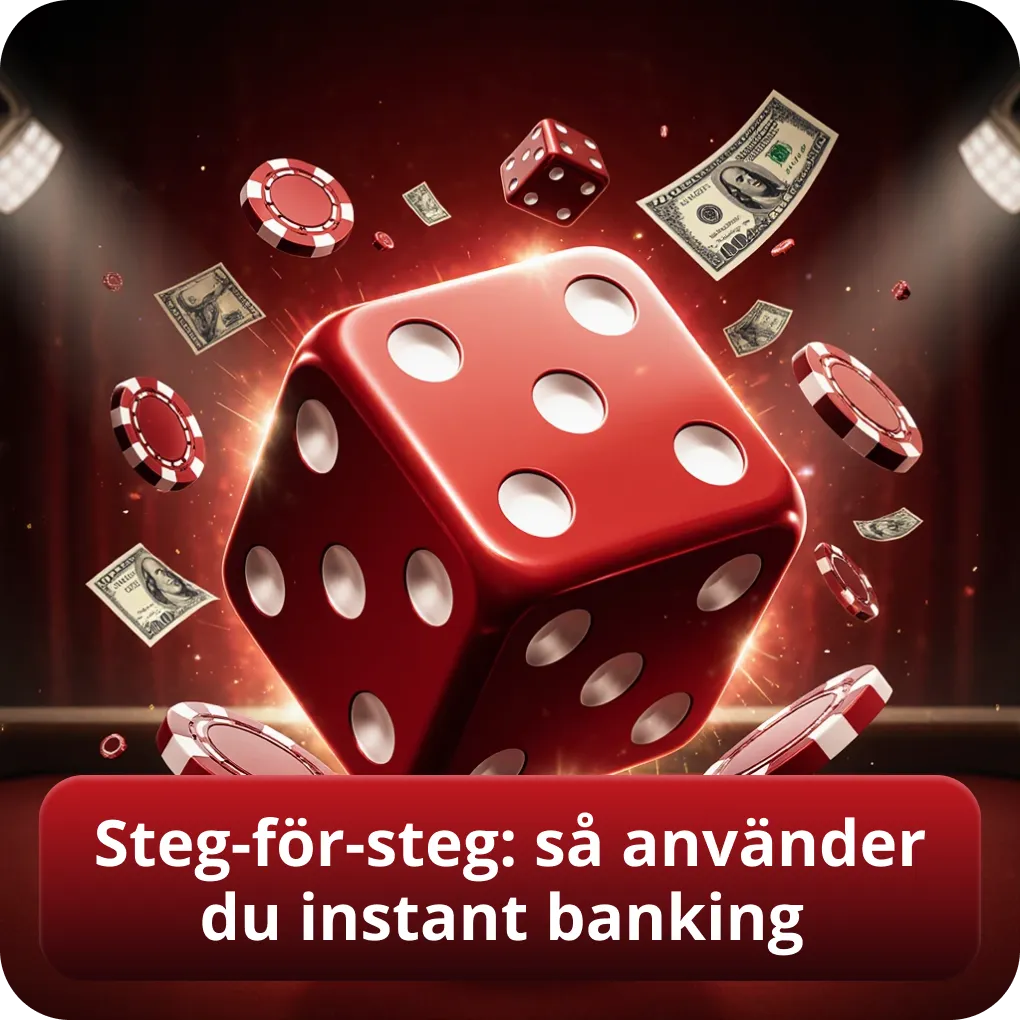 Steg-för-steg guide: så använder du instant banking på casino