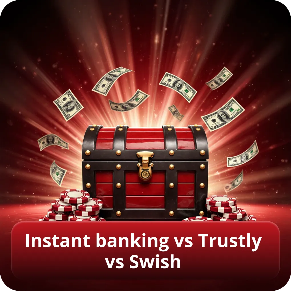 Instant banking jämfört med Trustly och Swish för casinon utan Spelpaus