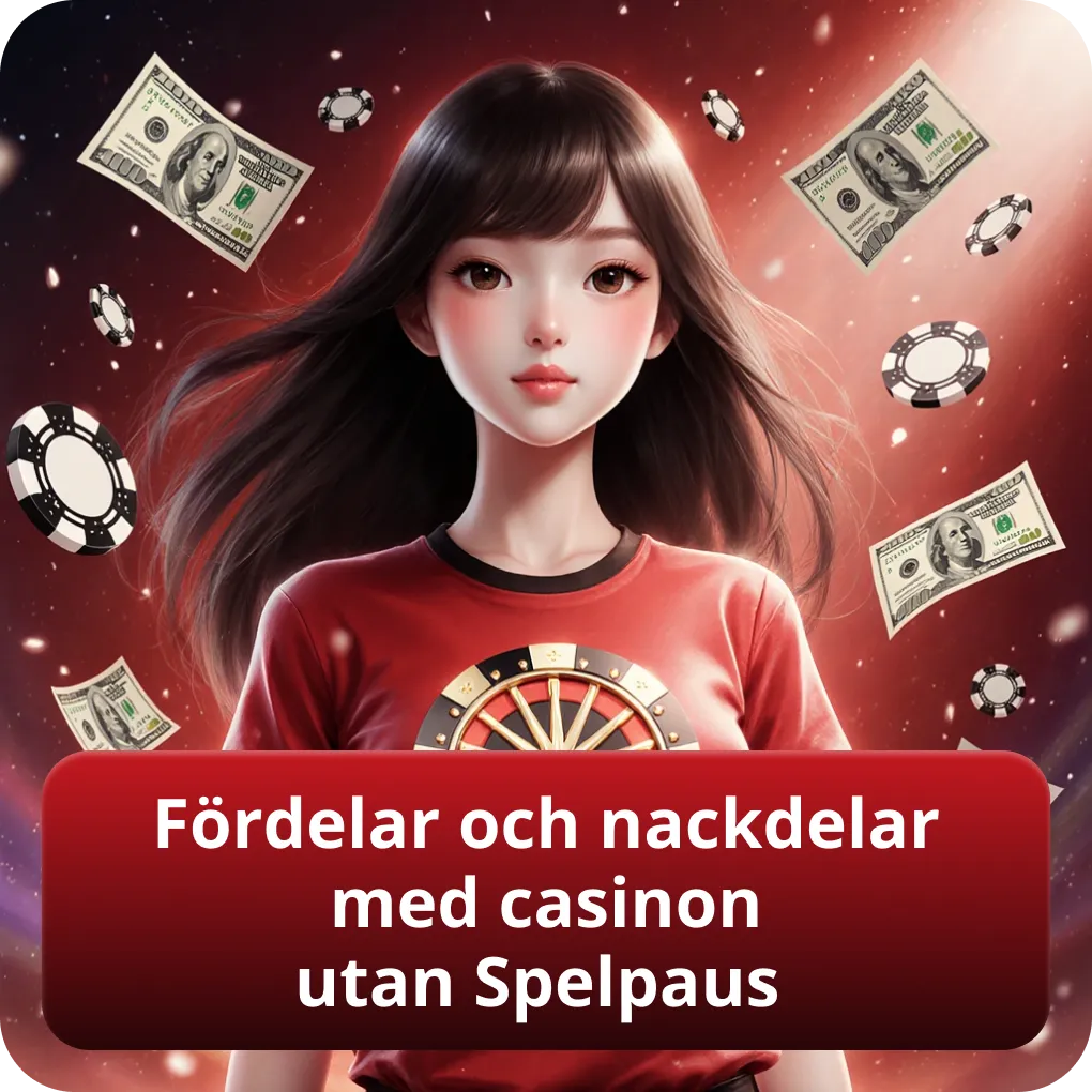 Fördelar och nackdelar med casinon utan Spelpaus